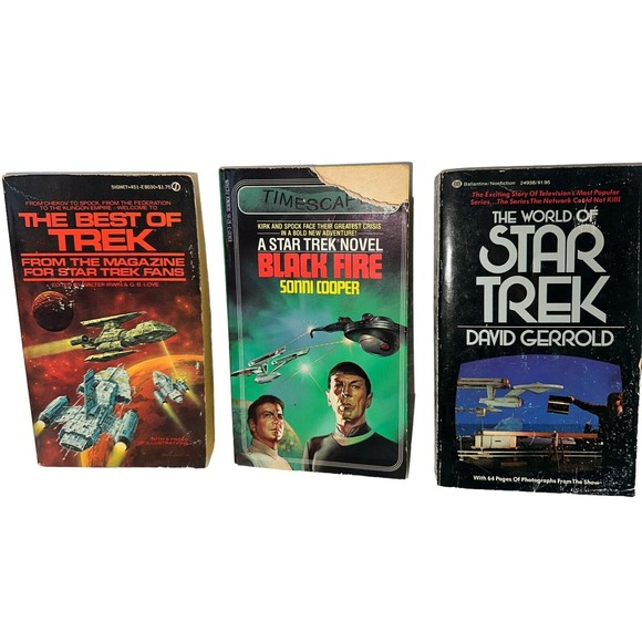 Vintage Science Fiction Sci-fi  Book Lot of 6 Star Trek and more - Picture 9 of 13